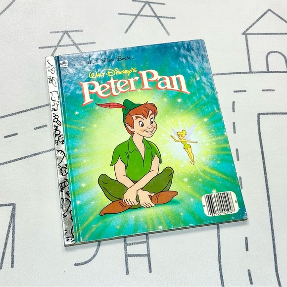 Vintage Other - Walt Disney's Peter Pan Vintage Little Golden Book